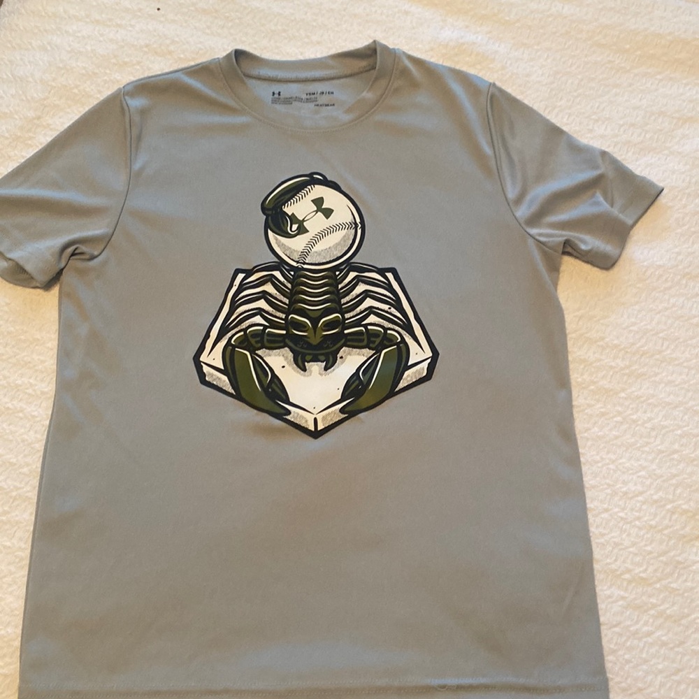 UA, boys size small, GUC, baseball shirt